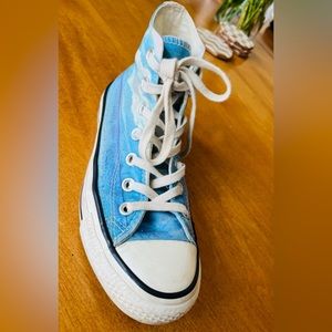 Converse All Star High-tops cloud and mountain canvas